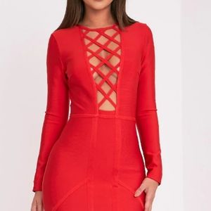 Pretty Little Thing bodycon dress - size 2